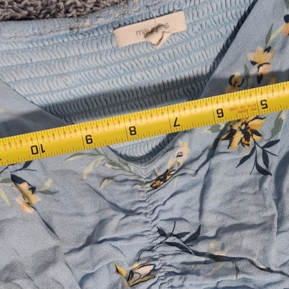 Maurices Blue Floral Maxi Dress - Picture 7 of 8